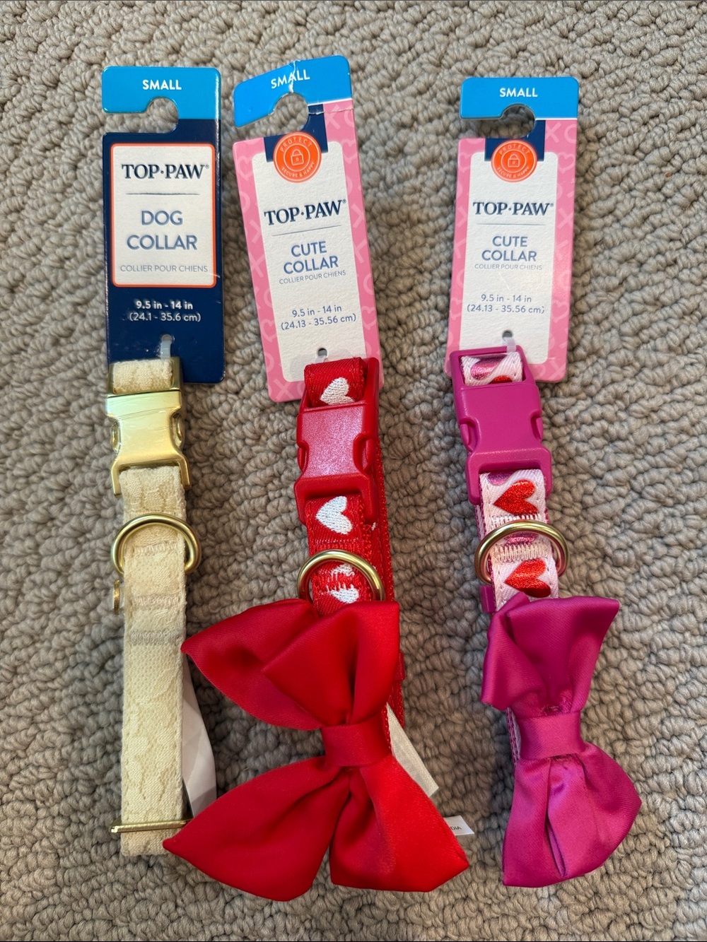 THREE Top Paw Dog Collar